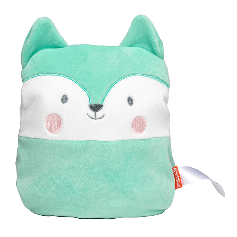 Peluche renard 23cm - Vert