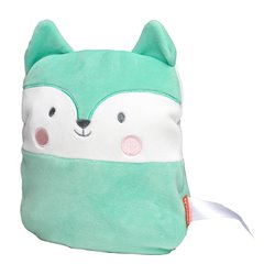 Peluche renard 23cm - Vert