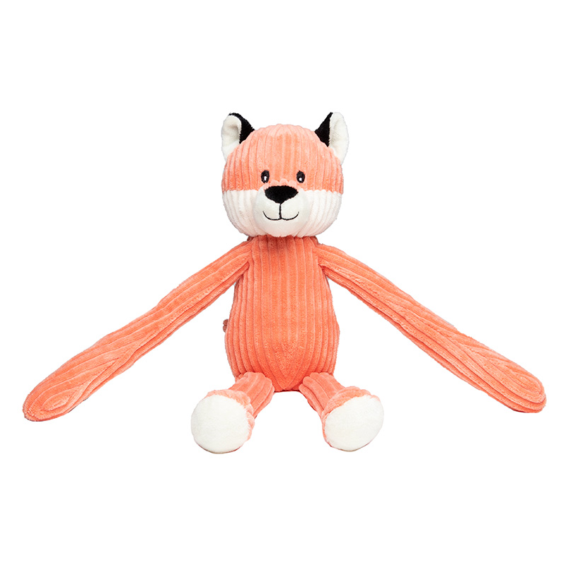 Peluche renard 20cm - Orange pastel