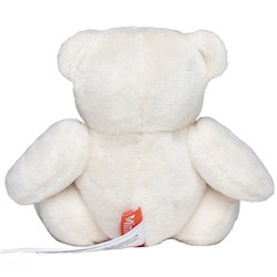 Peluche ours 8cm - Crème