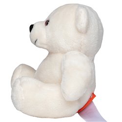 Peluche ours 8cm - Crème