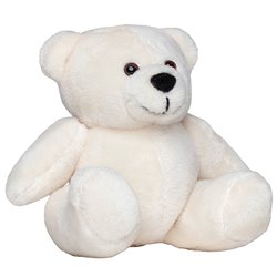 Peluche ours 8cm - Crème