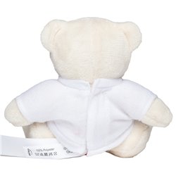 Peluche ours 8cm - Crème