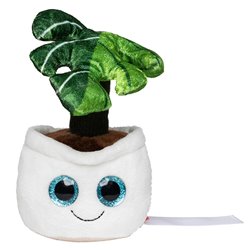 Peluche monstera 14cm - Multicolore