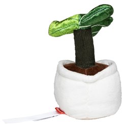 Peluche monstera 14cm - Multicolore