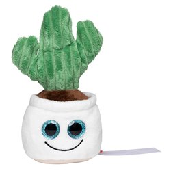 Peluche cactus 15cm - Multicolore