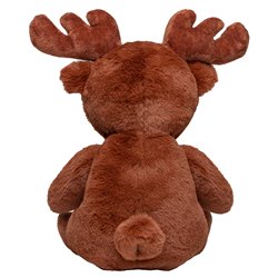 Peluche élan M en RPET 27cm - Marron