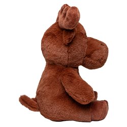 Peluche élan M en RPET 27cm - Marron