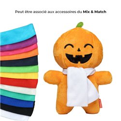 Peluche citrouille 23cm - Orange