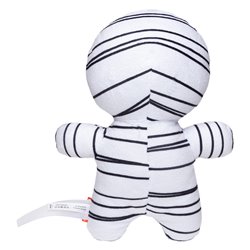 Peluche momie 23cm - Noir/blanc