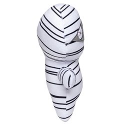 Peluche momie 23cm - Noir/blanc